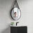 Black Aluminum Aluminum & Glass Bathroom Mirror 5