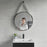 Black Aluminum Aluminum & Glass Bathroom Mirror 4
