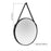 Black Aluminum Aluminum & Glass Bathroom Mirror 11