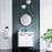 Black Aluminum Aluminum & Glass Bathroom Mirror 10