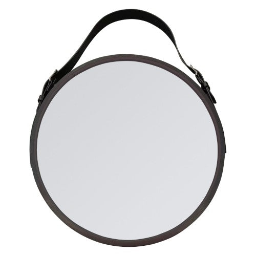 Black Aluminum Aluminum & Glass Bathroom Mirror 1