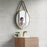 Gold Aluminum Aluminum & Glass Bathroom Mirror 4