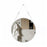 White Aluminum Aluminum & Glass Bathroom Mirror 2