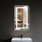 Black Aluminum Aluminum & Glass Bathroom Mirror 1