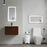 Black Aluminum Aluminum & Glass Bathroom Mirror 3
