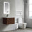 Black Aluminum Aluminum & Glass Bathroom Mirror 4