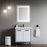 Black Aluminum Aluminum & Glass Bathroom Mirror 2