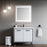 Black Aluminum Aluminum & Glass Bathroom Mirror 2