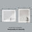 Black Aluminum Aluminum & Glass Bathroom Mirror 5