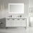 Black Aluminum Aluminum & Glass Bathroom Mirror 2