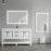 Black Aluminum Aluminum & Glass Bathroom Mirror 3