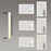 Black Aluminum Aluminum & Glass Bathroom Mirror 6