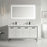 Black Aluminum Aluminum & Glass Bathroom Mirror 2