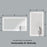 Black Aluminum Aluminum & Glass Bathroom Mirror 5