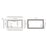 Black Aluminum Aluminum & Glass Bathroom Mirror 8