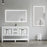 Black Aluminum Aluminum & Glass Bathroom Mirror 3