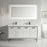 Black Aluminum Aluminum & Glass Bathroom Mirror 2