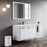 Black Aluminum Aluminum & Glass Bathroom Mirror 4