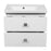 Picasso Wood White Matte Bathroom Vanity White Matte 4