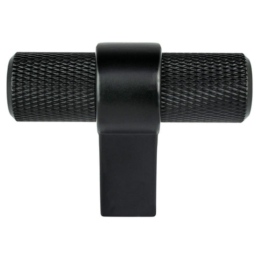 Radial Reign Aluminum Matte Black Cabinet Knob  1