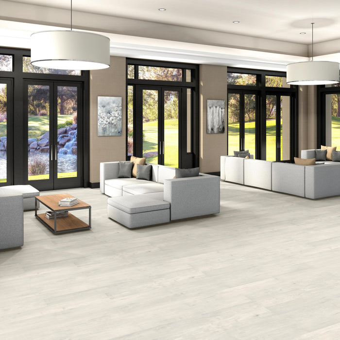 Purview 5.0 Bone Flexible Resilient Luxury Vinyl Plank Flooring - ExoGuard+