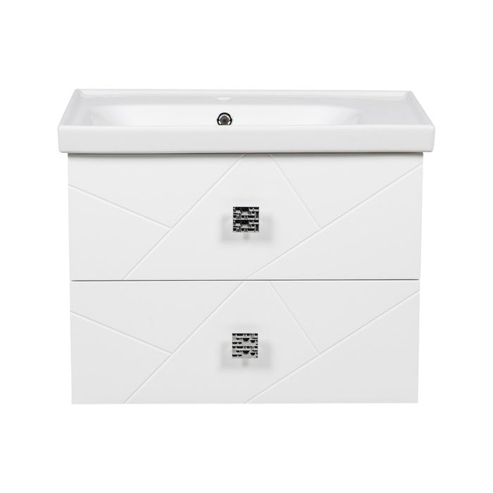 Picasso Wood White Matte Bathroom Vanity White Matte 5