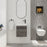 Plywood Grey Oak Bathroom Vanity Grey Oak 2