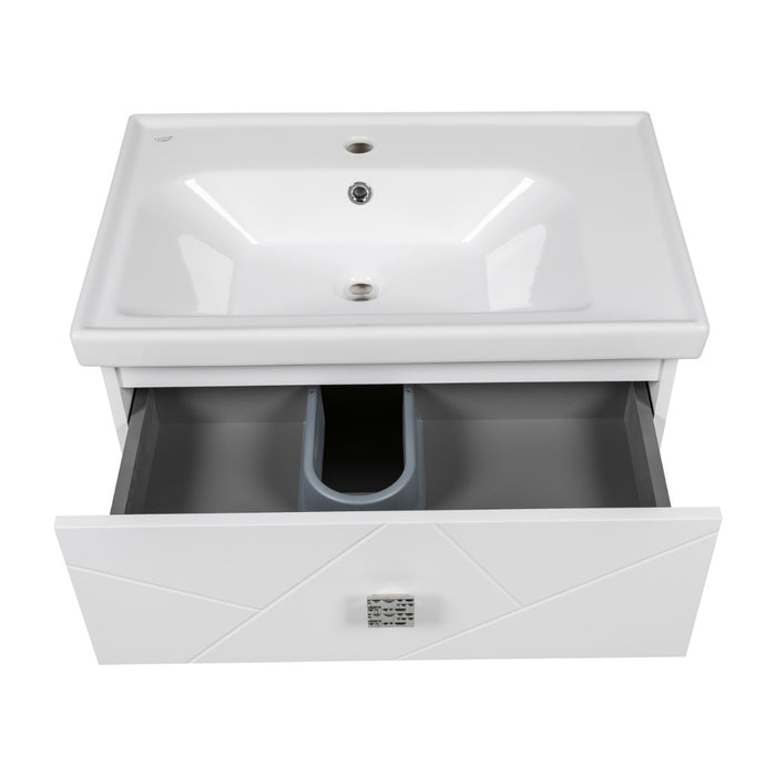 Picasso Wood White Matte Bathroom Vanity White Matte 6
