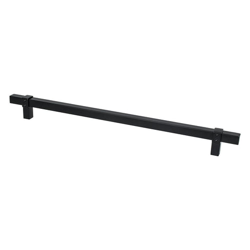 Rivet Rebel Aluminum Matte Black Appliance Pull  1