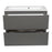 Comfort Wood Gray Matte Bathroom Vanity Gray Matte 4