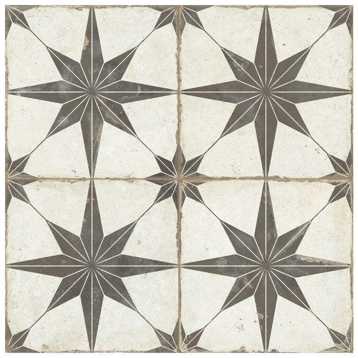 Kings Porcelain Star Supernova Nero Tile Matte 3