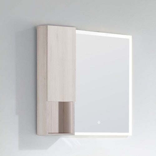 Off White Wood Bathroom Cabinet 7