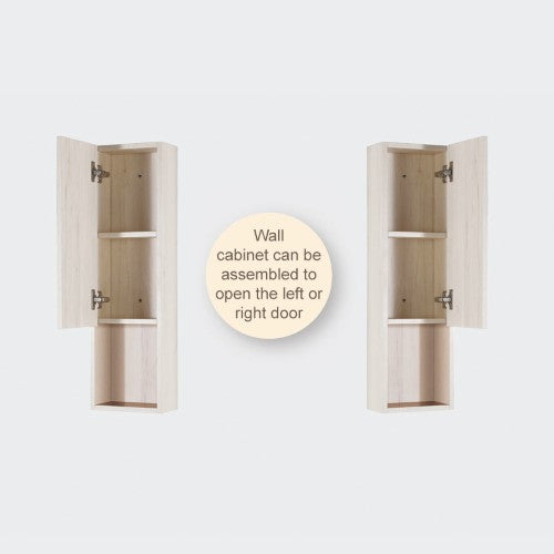 Off White Wood Bathroom Cabinet 4