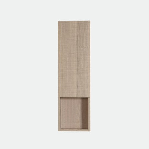 Oak Natural Wood Bathroom Cabinet 1