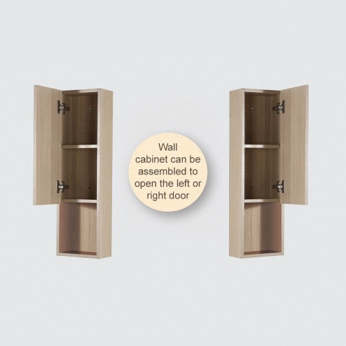 Oak Natural Wood Bathroom Cabinet 4