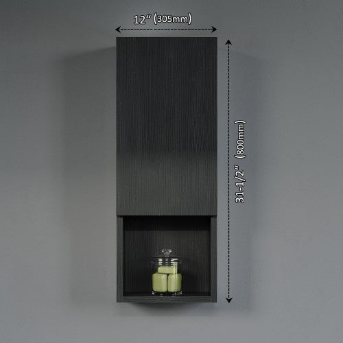 Nero Wood Bathroom Cabinet 2