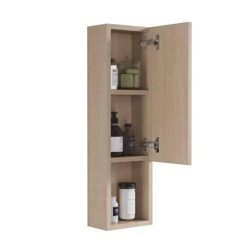 Oak Natural Wood Bathroom Cabinet 2