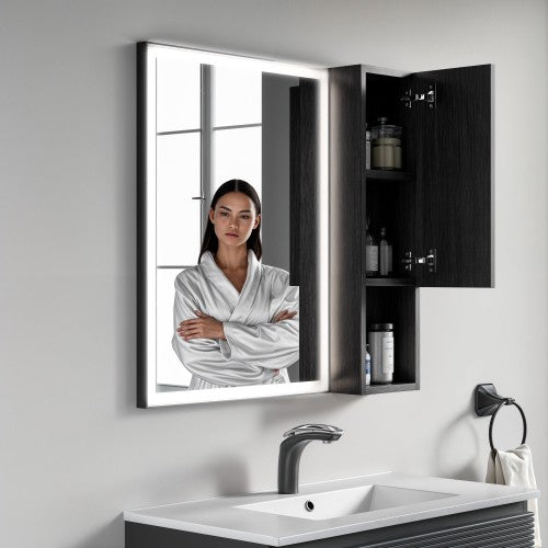 Nero Wood Bathroom Cabinet 5