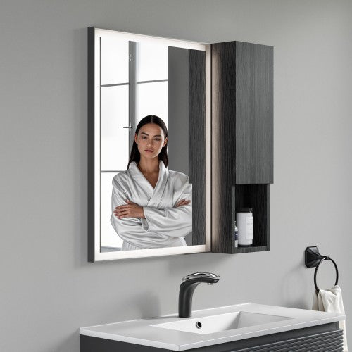 Nero Wood Bathroom Cabinet 4