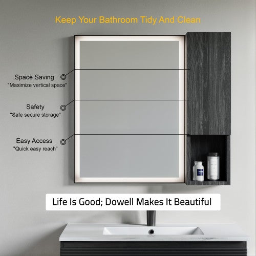 Nero Wood Bathroom Cabinet 3