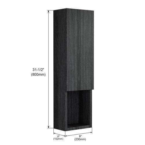 Nero Wood Bathroom Cabinet 11