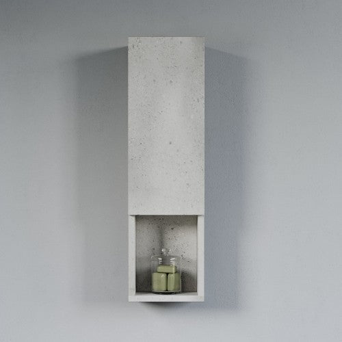 Cement Grey Wood Bathroom Cabinet 1