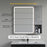 Cement Grey Wood Bathroom Cabinet 3