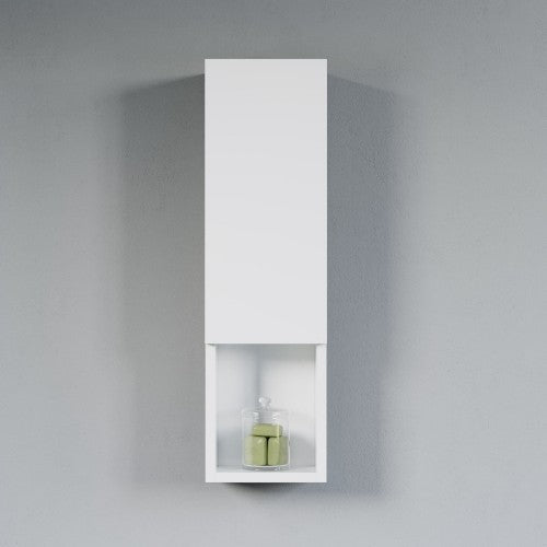 White Wood Bathroom Cabinet 1