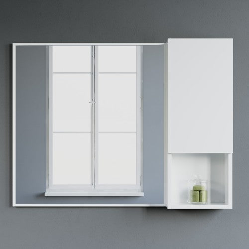 White Wood Bathroom Cabinet 8