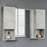 Cement Grey Wood Bathroom Cabinet 4