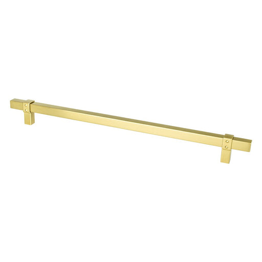 Rivet Rebel Aluminum Modern Brushed Gold Appliance Pull  1