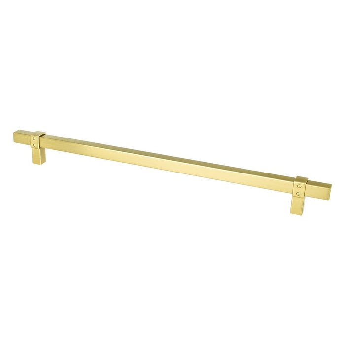 Rivet Rebel Aluminum Modern Brushed Gold Appliance Pull  1