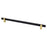 Rivet Rebel Aluminum Matte Black and Modern Brushed Gold Appliance Pull  1
