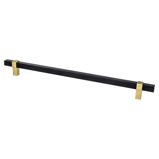Rivet Rebel Aluminum Matte Black and Modern Brushed Gold Appliance Pull  1